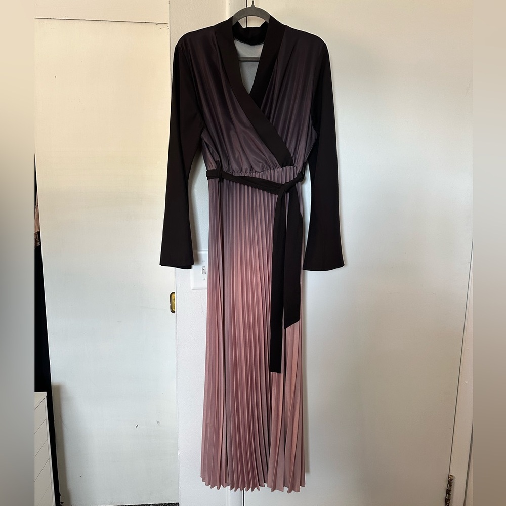 Ombré Pleated Dress